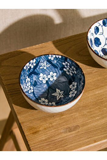 LC Waikiki Sparkling Selections from Shining Store |   Floral Ceramic Bowl Set of 2