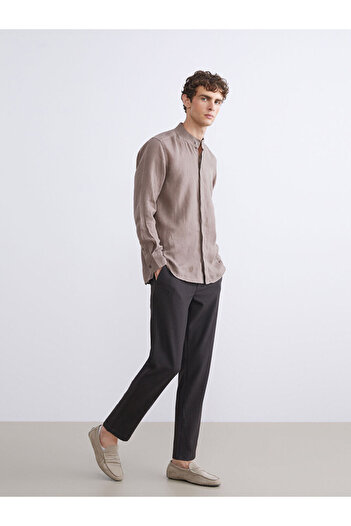LC Waikiki Brown Slim Fit Men's Trousers