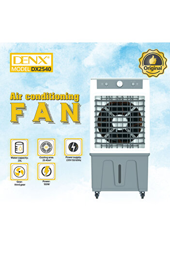 Denx DENEX DX2540 100W 20L Water Capacity Portable Desert Air Cooler