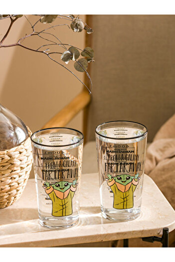 LC Waikiki Trending Products from Freezen Store |   The Mandalorian Printed Glass Cup Set of 2 570 ml
