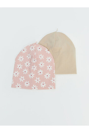 LC Waikiki Quality Parts from Çelebi Store |   Printed Baby Girl Beret Set of 2