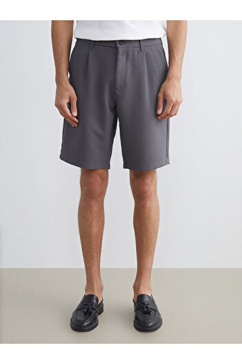 LC Waikiki Gray Standard Fit Men's Shorts