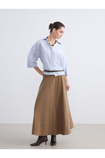LC Waikiki Flared Skirt with Elastic Waist