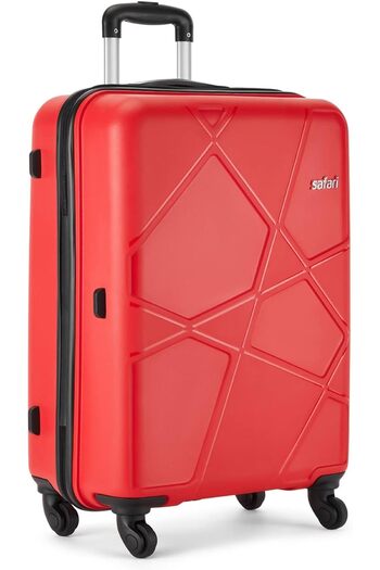Safari Pentagon 75cm Cherry Red Polypropylene Hard-sided Luggage