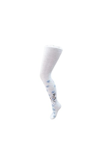 Disney Children's Tights, Frozen, Disney, Light Gray, Size 1-2 Years