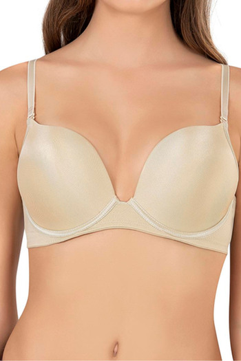 Le Jardin Micro-Coated Padded Magic 2 Size Larger Showing Push up Bra Clara Lj7033