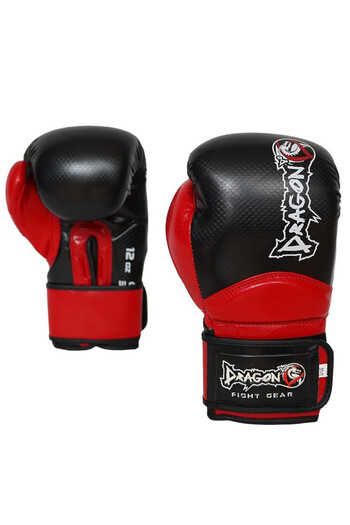 Dragondo Carbon Boxing Gloves Muay Thai Kick Boxing Sparring Training Dragon Boxing Gloves