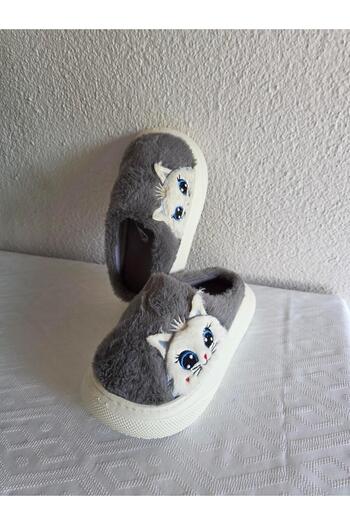 Benittokids Women's Cat Plush Comfortable Home Slippers 25Bnt133
