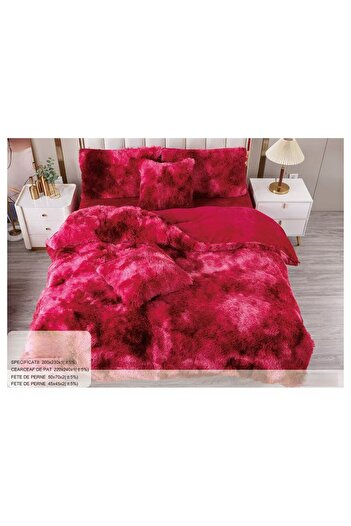 CHIRASO CHIRASO Bedding, FLUFFY Cocolino Fur, Bed Sheet 220x240cm, Duvet Cover 200x230cm, 4 Pillowcases