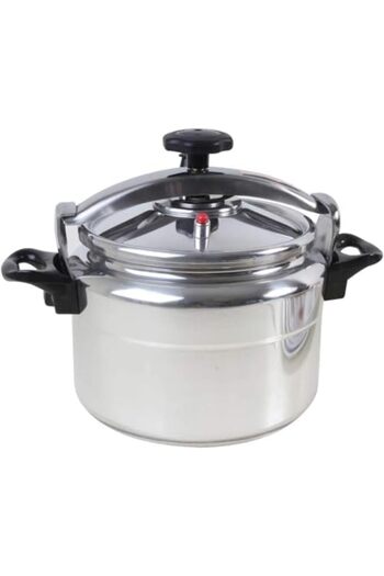 LYNX Aluminum Pressure Cooker (5L) - Safe Locking Lid, Heat-Resistant Handles, Easy to Clean