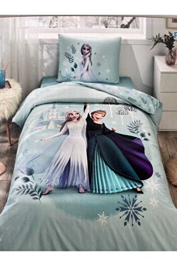 Özdilek Disney Frozen Leaves Single Licensed Duvet Cover Set