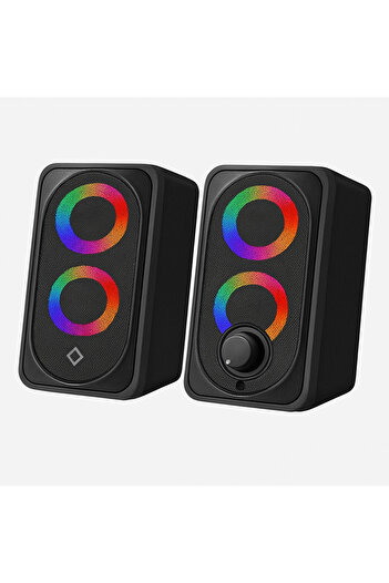 TSUMAB RGB Bluetooth Speaker Set – Portable Wireless Stereo Speakers with LED Lights