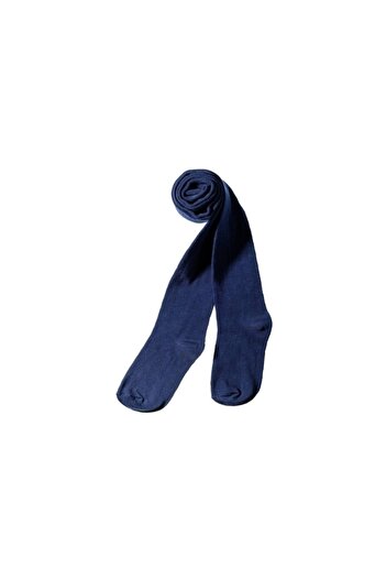 Buonumare Baby Cotton Tights for Children, School, Kindergarten, Dark Blue, Age 7