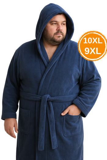 Mokita Home |   Velvet |   10 XL Large Size 100% Cotton Velvet Women / Men Unisex Bathrobe