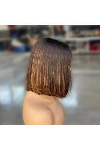 Bella Natural Hair Wig 100% Bob Length 12 Inch (Marwa)