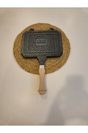 TAŞHAN Eco Luxury Detachable Stovetop Cast Granite Toast Machine with Wooden Handle