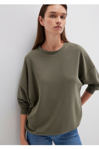 Mavi Lux Touch (Modal) Oversiz (Wide Cut) Sweatshirt