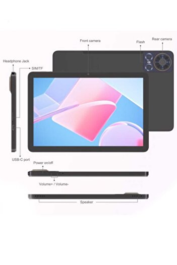 CIDEA CM11000 Plus Tablet – 10.95" Android 14, Dual SIM 5G LTE, 8GB RAM, 1TB ROM, Wireless Keyboard,