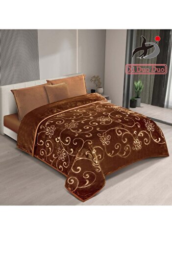 Generic Winter Blanket, 4kg, Ultra-Soft Touch, 160x220 cm - Grey