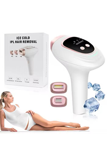 TrustTech IPL Epilator Ice Cooling 9 steps for body, face, groin, hair removal, rejuvenation, anti-acne mode