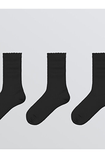 LC Waikiki Create Your Style with Uzg Store |   Women's Plain Socks 3-Pack