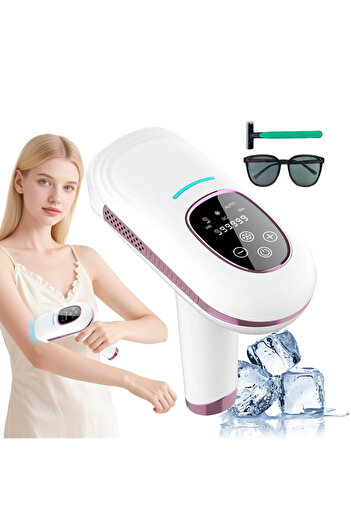 TrustTech IPL laser epilator with cooling as Ice permanent hair removal, face, body, arms, legs, groin