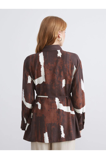 LC Waikiki Batik Patterned Women's Shirt Tunic