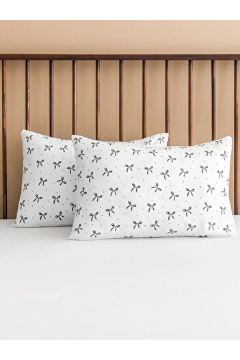 LC Waikiki Bow Printed Pillowcase Set of 2 50X70 cm