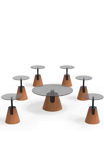 Tasamem Dafia 7-piece tea table set