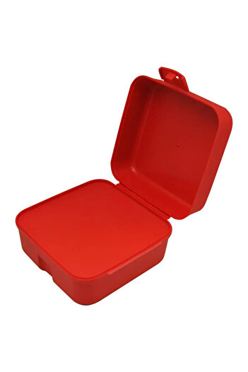 Mickey Mouse Cutie sandwich, multicompartimente, 14x14x8 cm, Rosu, Mickey Mouse