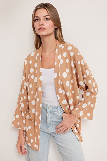 Hiccup Bdart Textured Comfortable Fit Shawl Collar Kimono