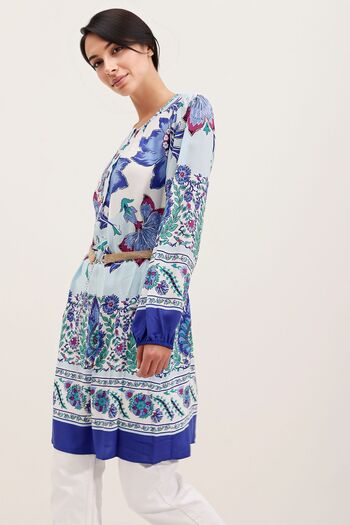 Hiccup BDART Rochie mini florală cu centură