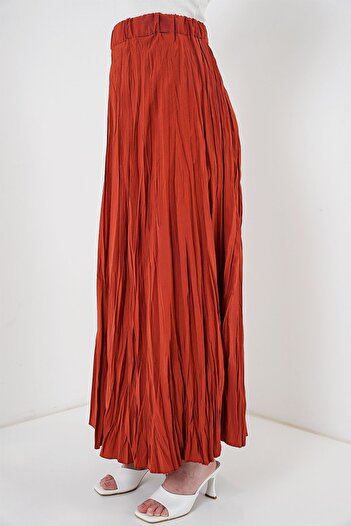 Hiccup Bdart Lined Textured Maxi Skirt