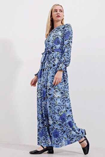 Hiccup Bdart Maxi Knit Dress with Bow Detail