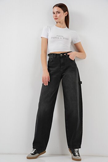 Hiccup Bdart High Waist Wide Leg Jeans