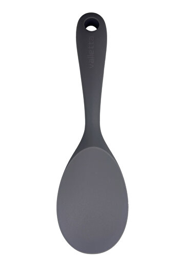 valletta Single Heat Resistant Fireproof Non-Stick Silicone Rice Spoon Gray