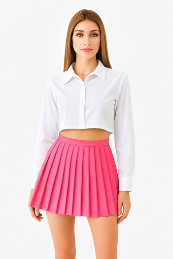 BUTİK AYVİTRİN Women's Crop Shirt