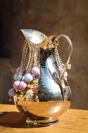 ANTEPSEPETİ Copper Colored Beaded Jug