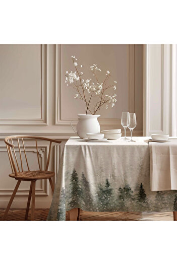 Markaev Pastel Forest Cotton Tablecloth Msaort0007