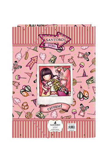 Santoro Gorjuss Mapa A4 cu elastic Gorjuss Carousel