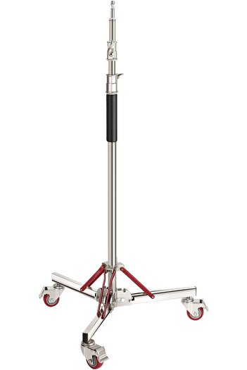 NEEWER Professional 100% Stainless Steel Wheel Stand, Heavy Duty with Maximum Height 305 cm, Long 12