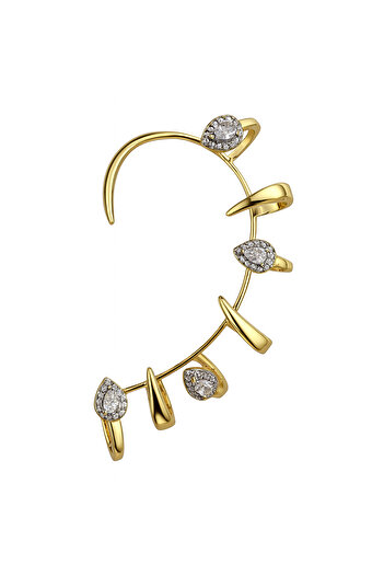 neslyaccessories Full Ear Cuff with Drop Stones