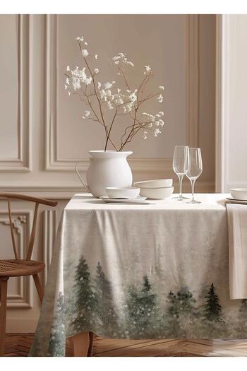 Markaev Pastel Forest Cotton Tablecloth Msaort0007