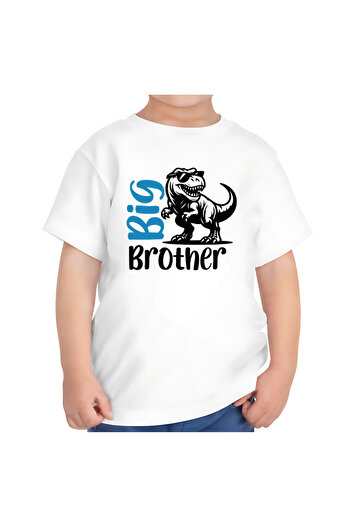OEM White children's big brother outfit t-shirt, older brother, 1-2 years