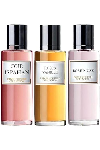 Privee ODORZ PACK OF 3, PERFUME FOR WOMEN, COUTURE COLLECTION - 30 ML EAU DE PARFUM, ARD AL ZAAFARAN