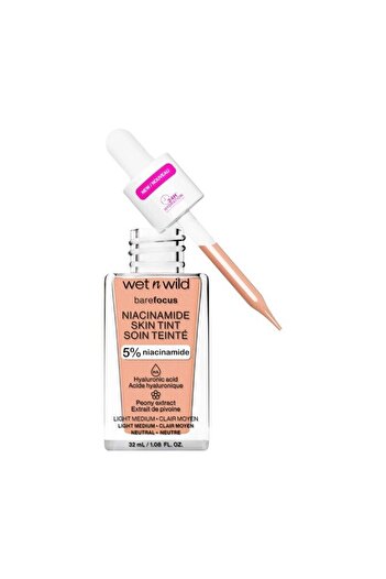 WET N WİLD WET N WILD Bare Focus - Foundation with Niacinamide - Light Medium