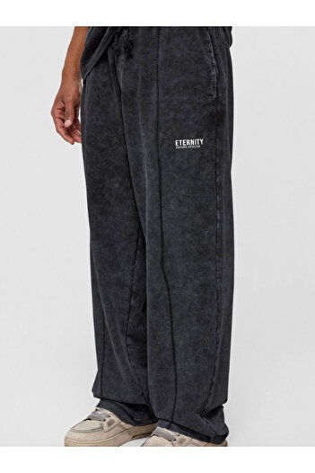 Chirkef Unisex Dark Gray Washable Premium Fabric Top and Bottom Tracksuit Set Essex