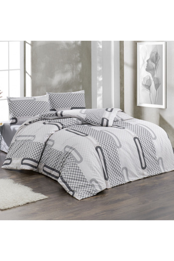 Kristal By Taç Single Duvet Cover Set Ellipse Ranforce Fabric 57 Strands