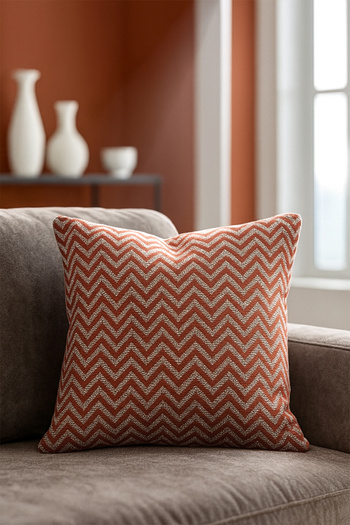 Premier Home Jacquard Throw Pillow Cover Red 45X45