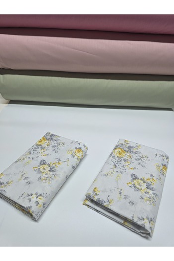pınarhome collectıon 100% Patterned Fabric Ranforce Covered Pillowcase --50X70Cm--2 Pieces (1 Pair)